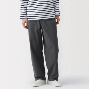 MUJI Quần Nam Co Giãn 2 Chiều Ống Baker